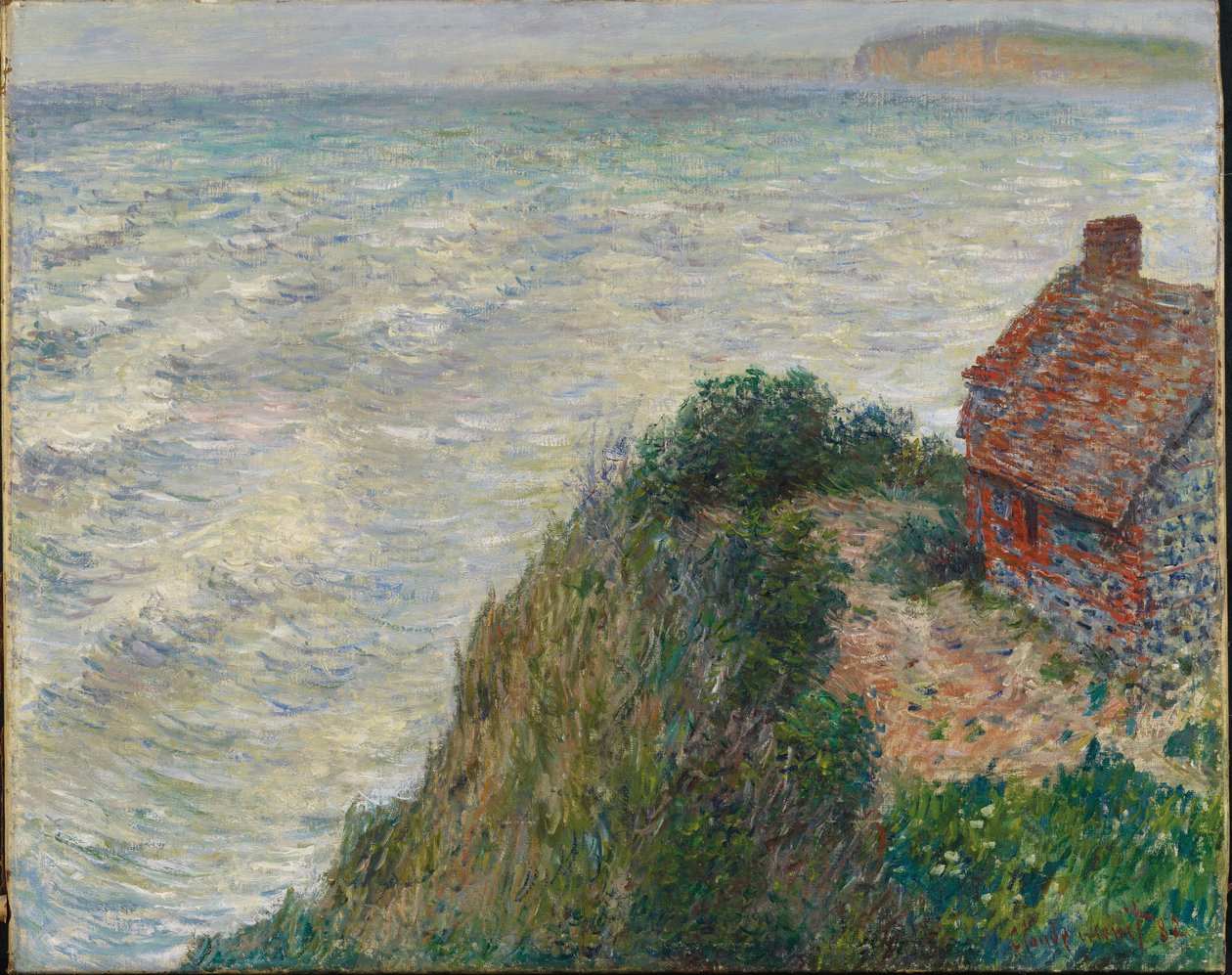 Casa del pescatore a Petit Ailly, 1882 da Claude Monet