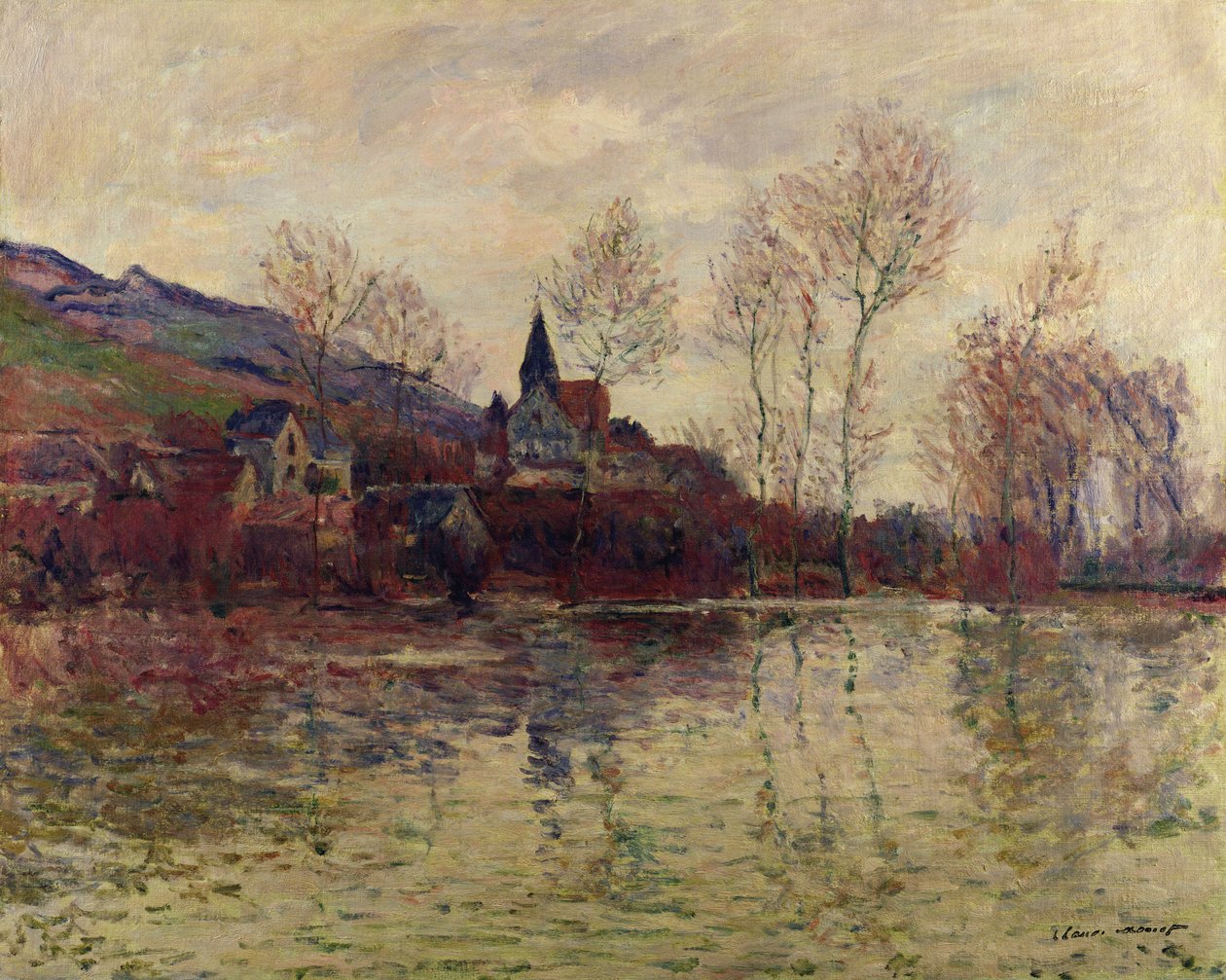 Inondazioni a Giverny, 1886 da Claude Monet
