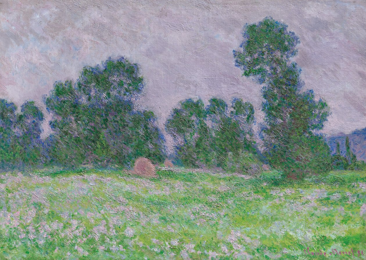 Prato fiorito a Giverny da Claude Monet