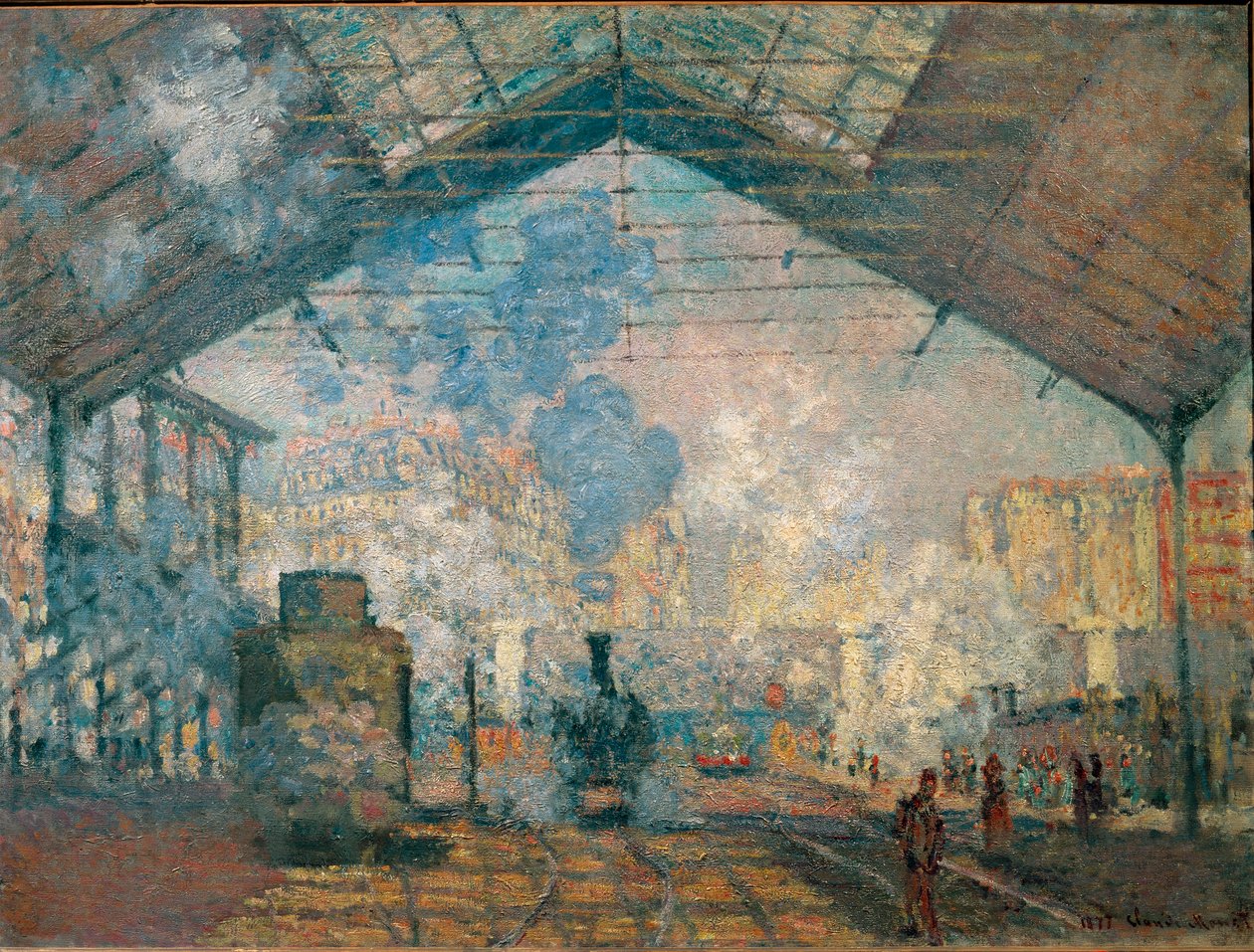 Gare Saint-Lazare da Claude Monet