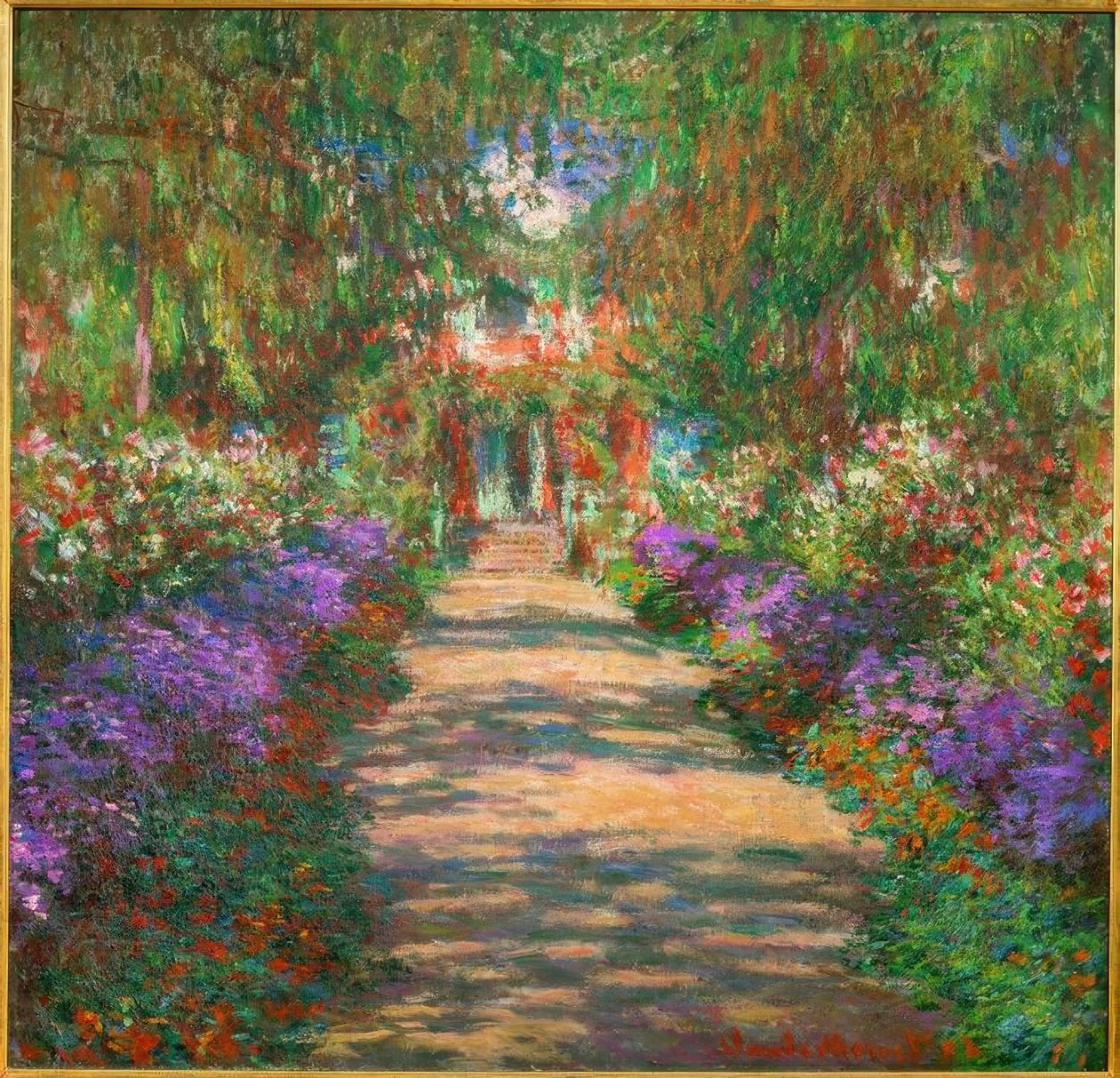 Giardino a Giverny da Claude Monet