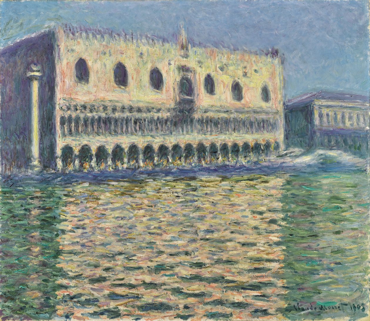 Tedesco: Il Palazzo Ducale di Venezia da Claude Monet