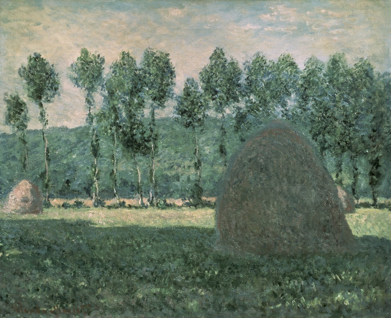 Covoni di fieno vicino a Giverny, c.1884-89 da Claude Monet