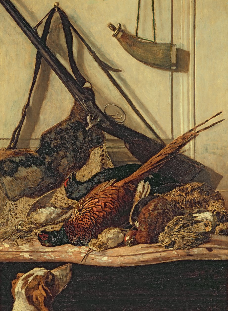 Trofei di caccia, 1862 da Claude Monet