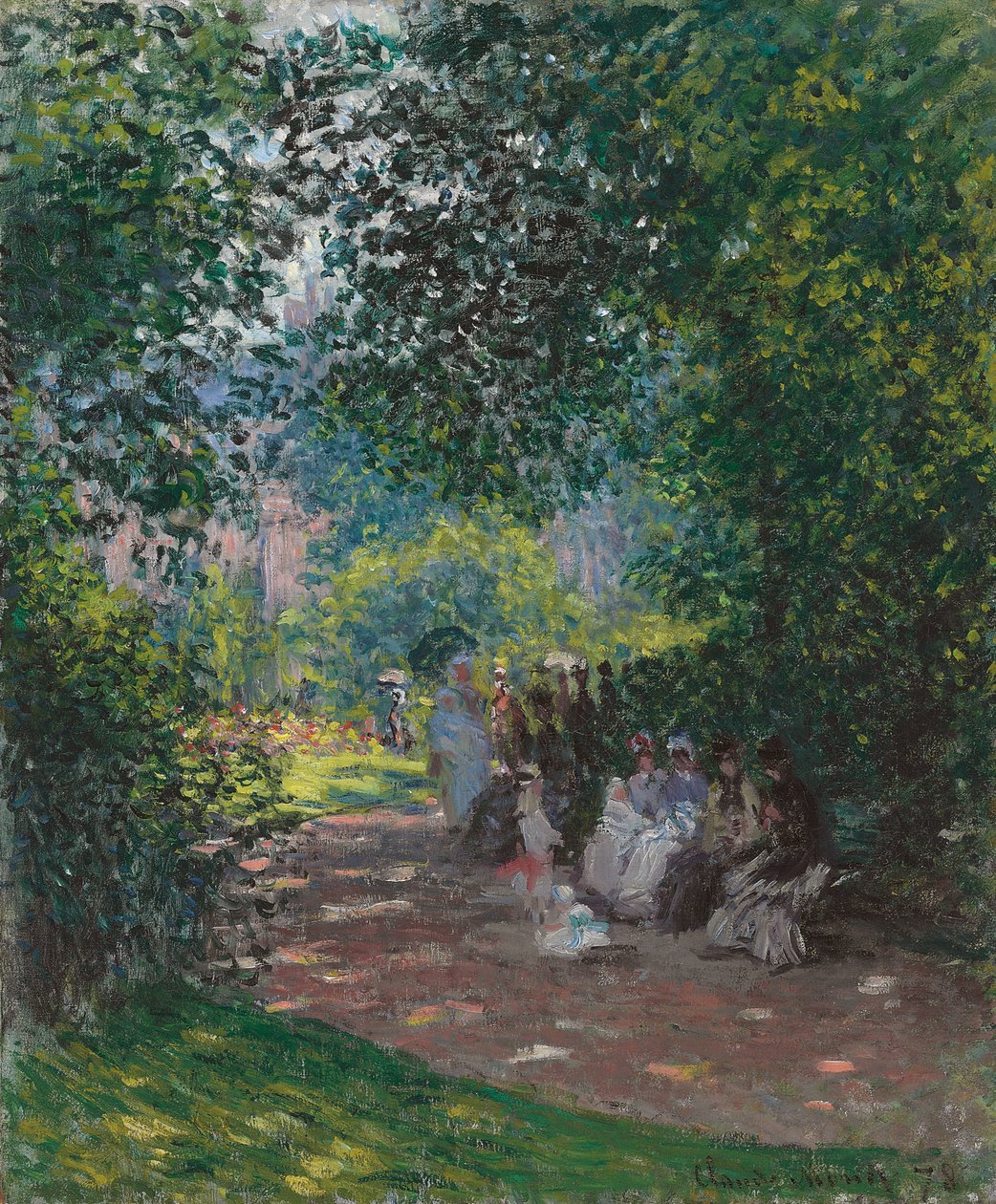 Nel Parco Monceau, 1878 da Claude Monet