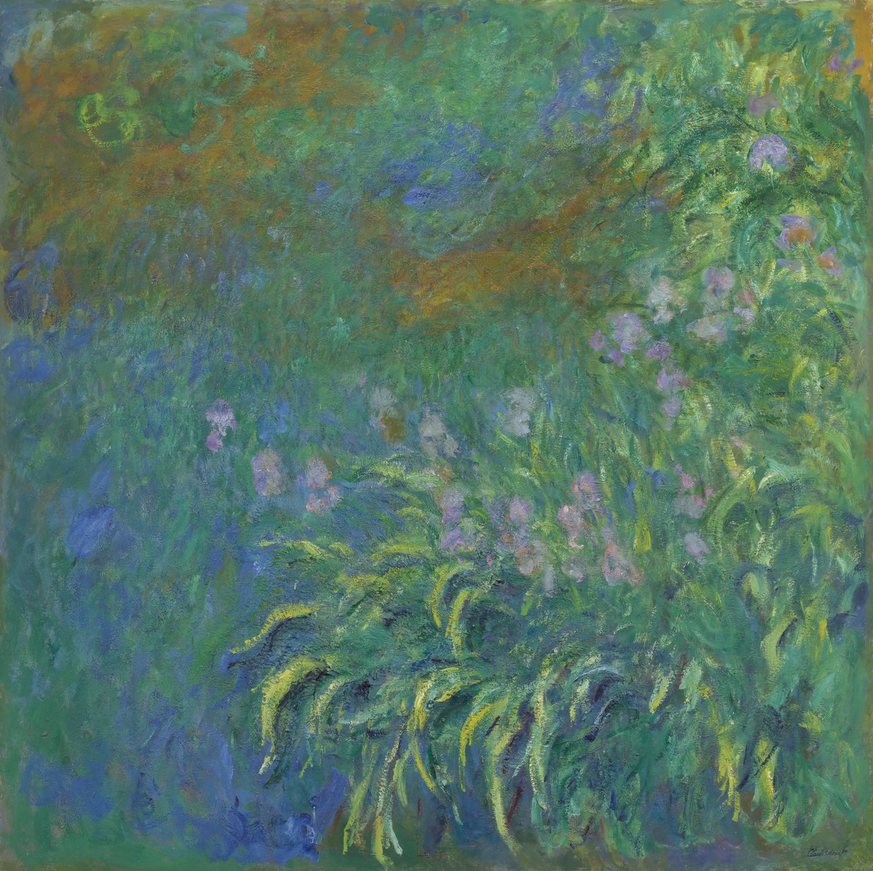 Iris, 1914-17 da Claude Monet