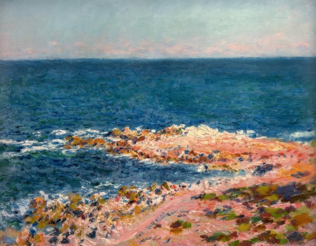 La Grande Bleue ad Antibes da Claude Monet