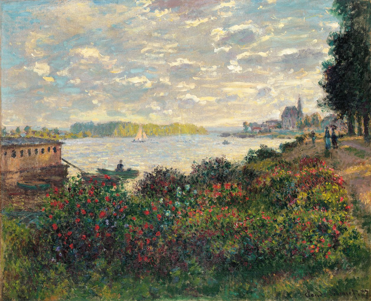 La Senna ad Argenteuil da Claude Monet