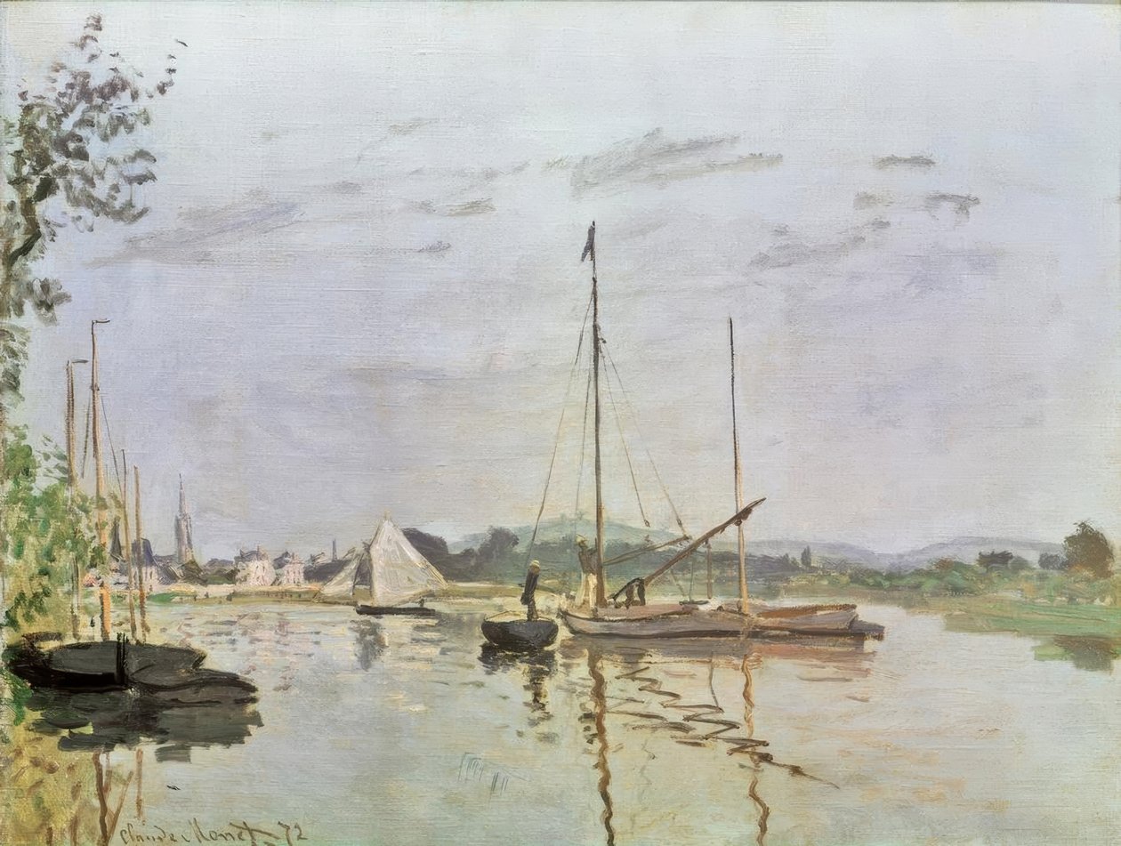 La barca, Argenteuil da Claude Monet