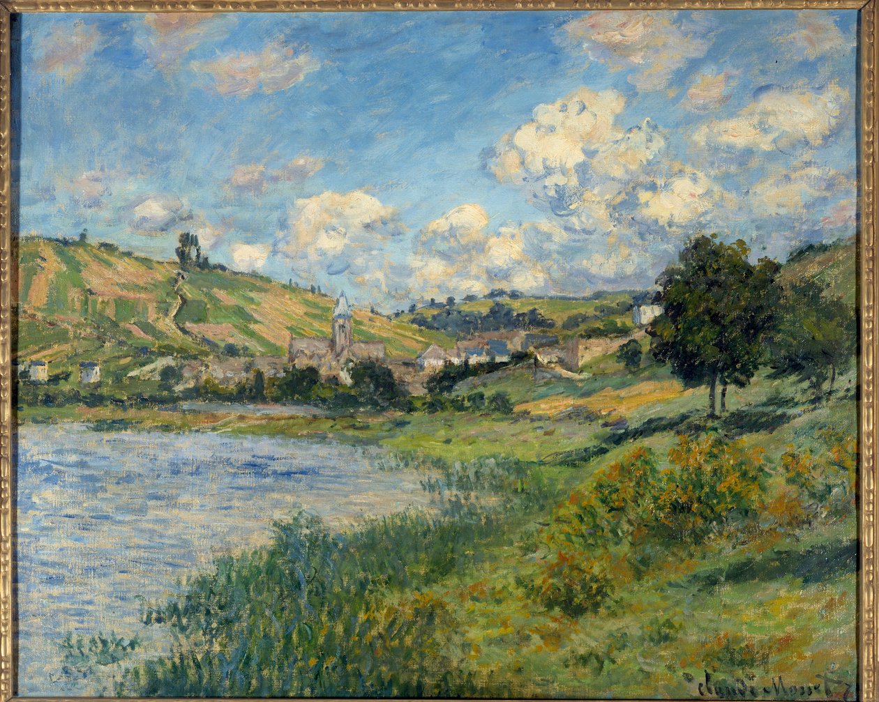 Paesaggio. Vetheuil. Dipinto di Claude Monet (1840-1926) da Claude Monet