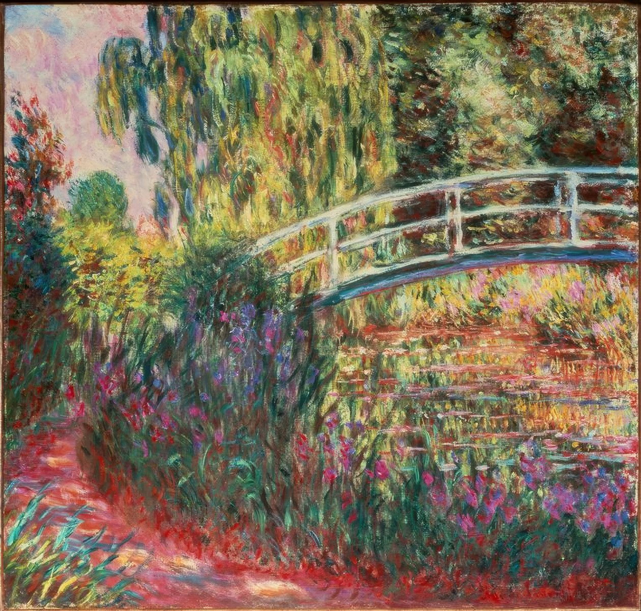 Il ponte giapponese da Claude Monet