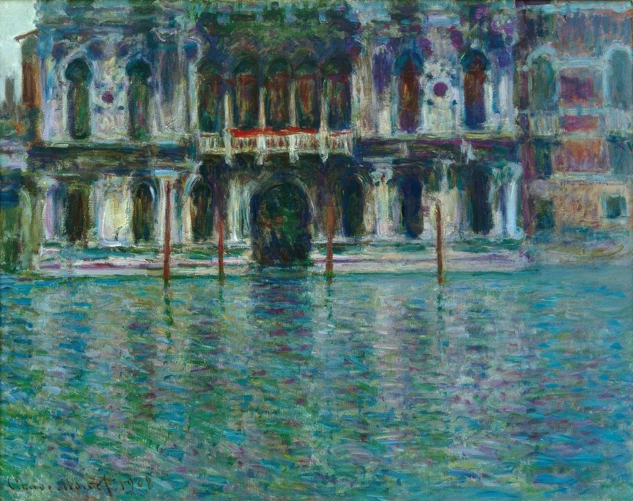 Il palazzo Contarini da Claude Monet