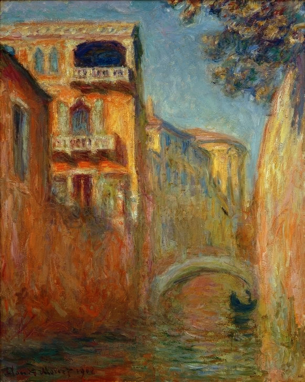 Il rio della Salute da Claude Monet