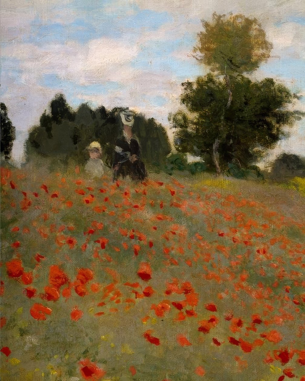 I papaveri ad Argenteuil da Claude Monet