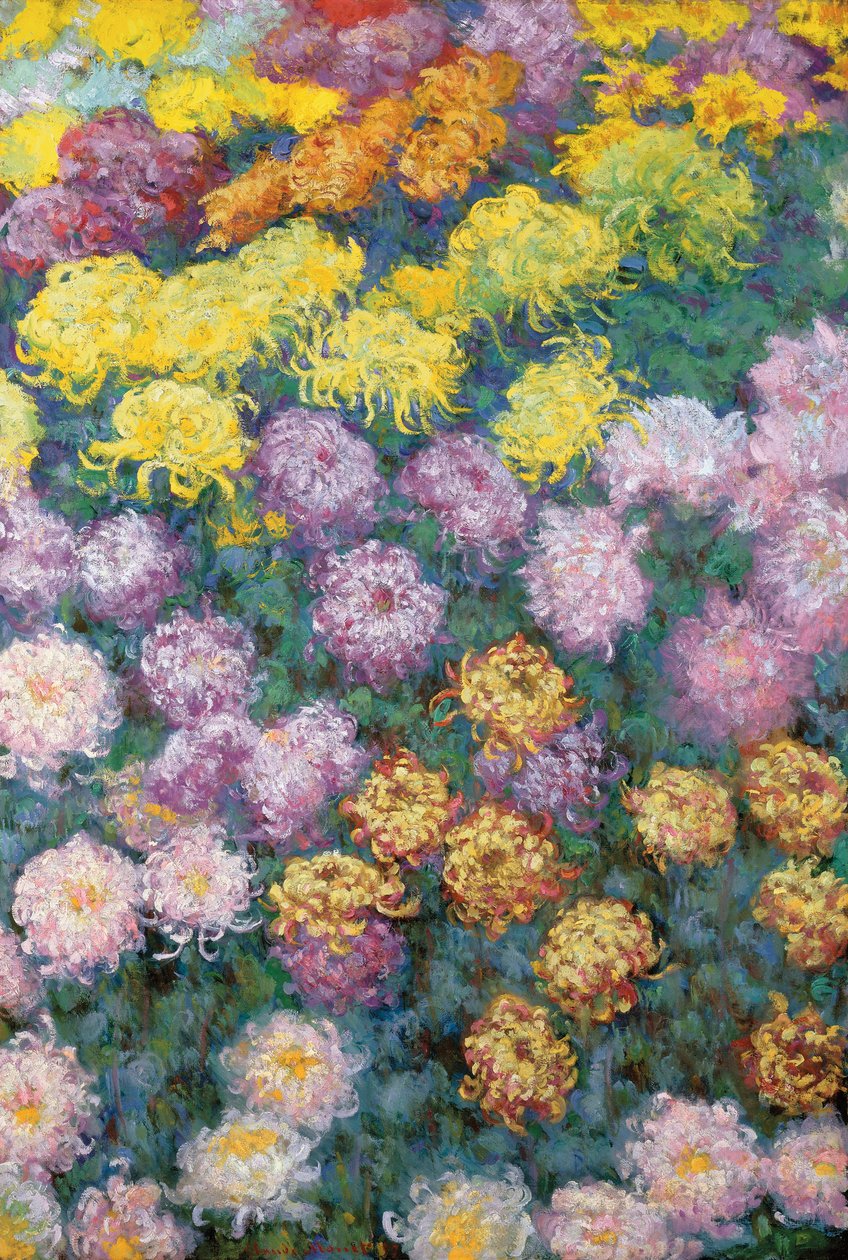 Massiccio di Crisantemi da Claude Monet