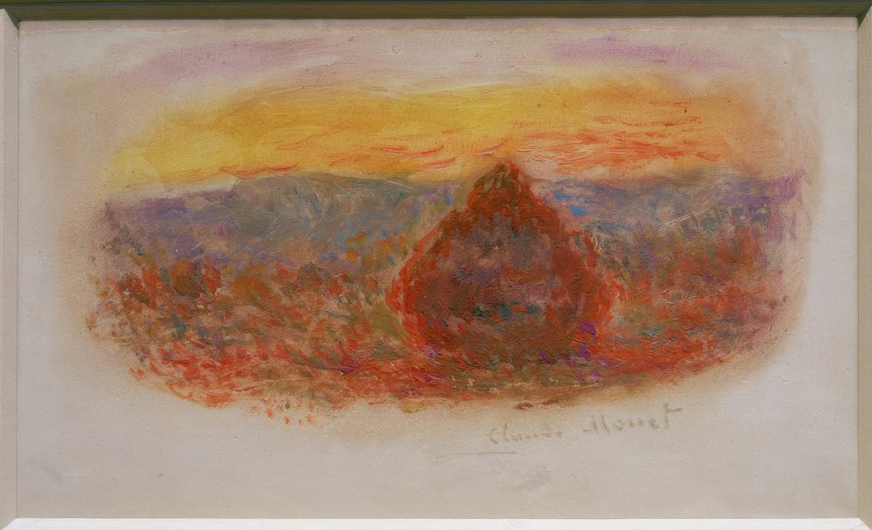 Covone, tramonto da Claude Monet