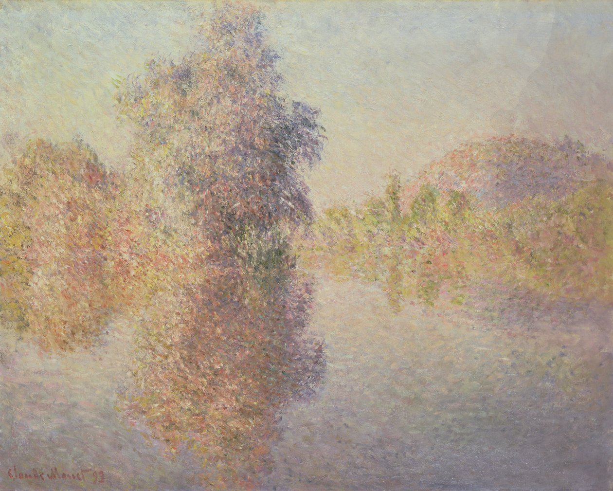 Mattina sulla Senna a Giverny da Claude Monet