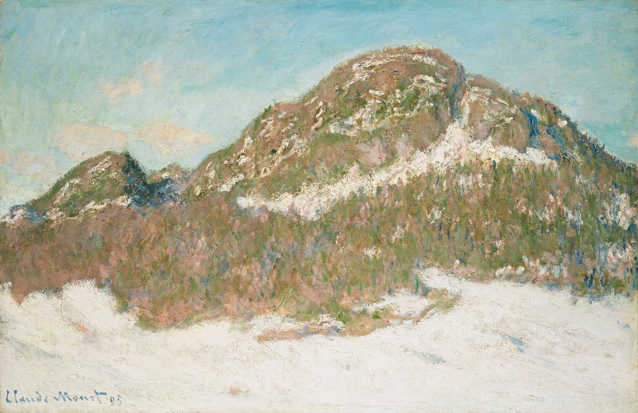 Monte Kolsaas, effetto di luce solare da Claude Monet