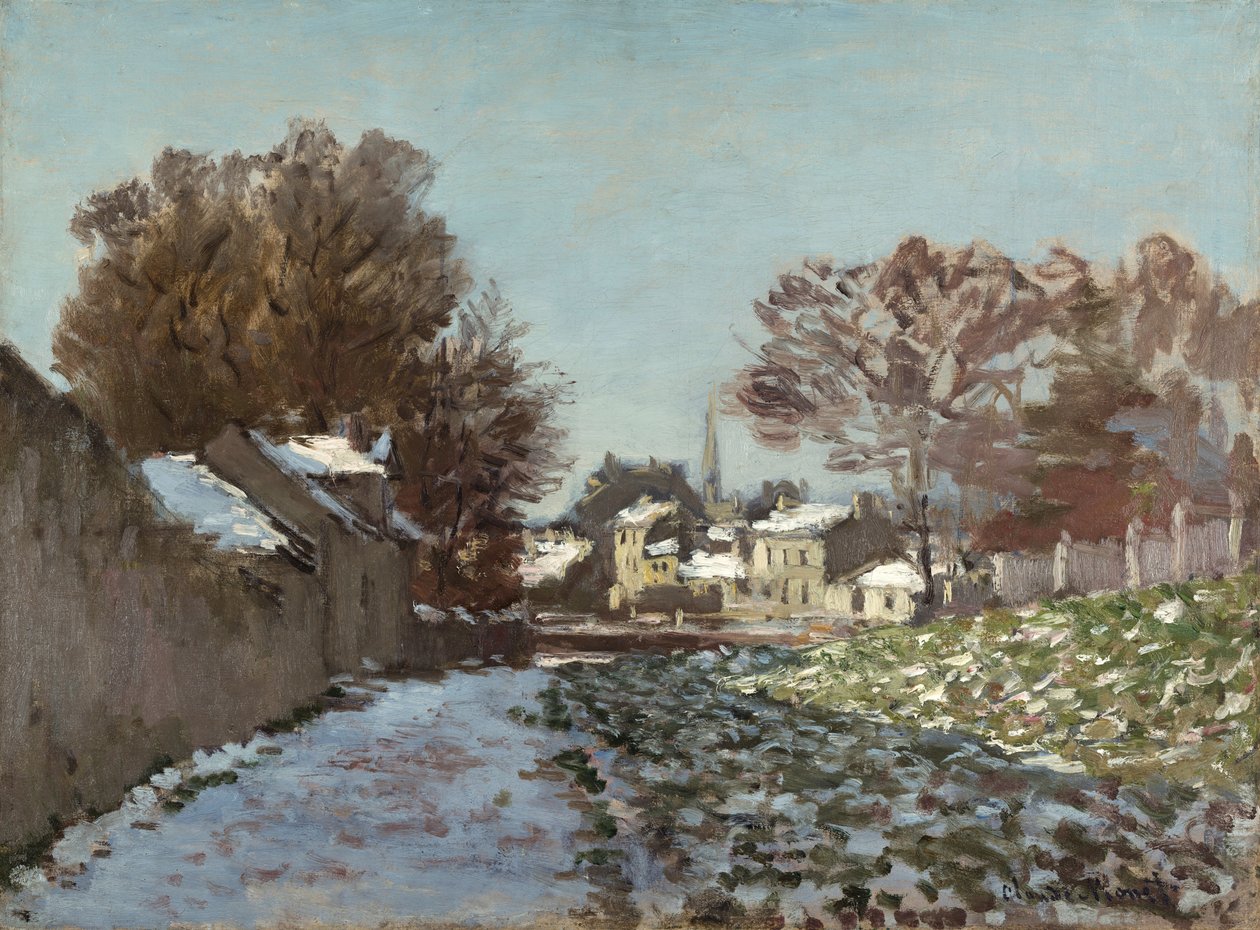 Neve ad Argenteuil da Claude Monet
