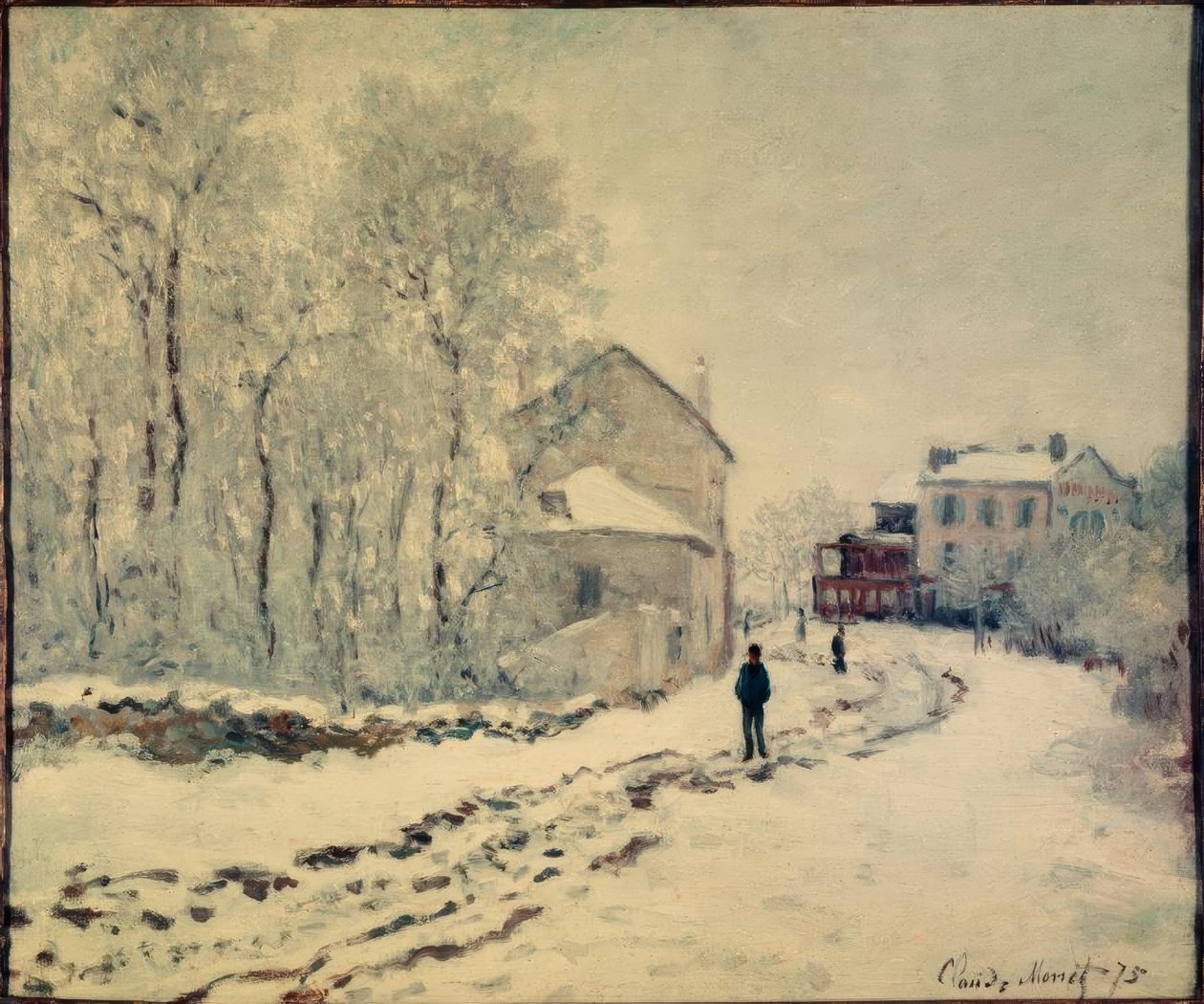 Neve ad Argenteuil da Claude Monet