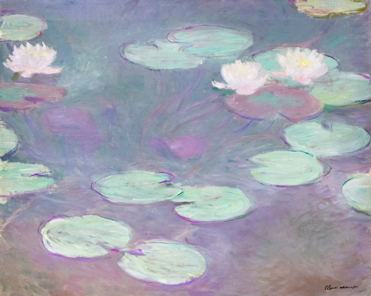 Ninfee rosa da Claude Monet