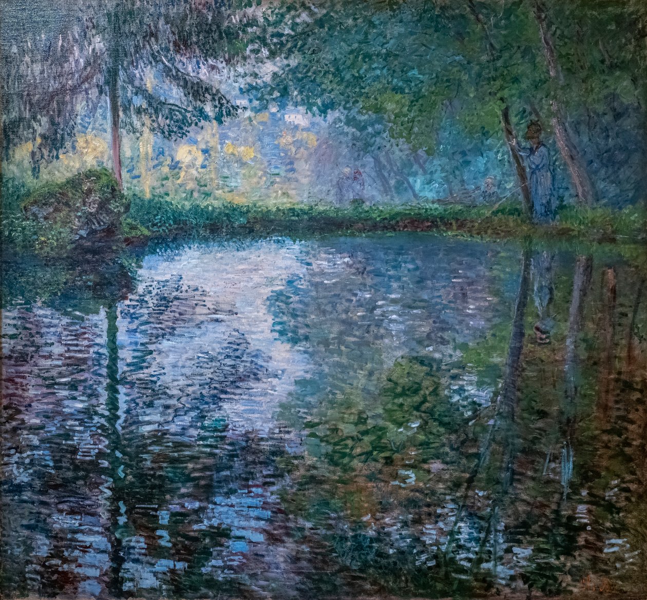 Stagno a Montgeron da Claude Monet