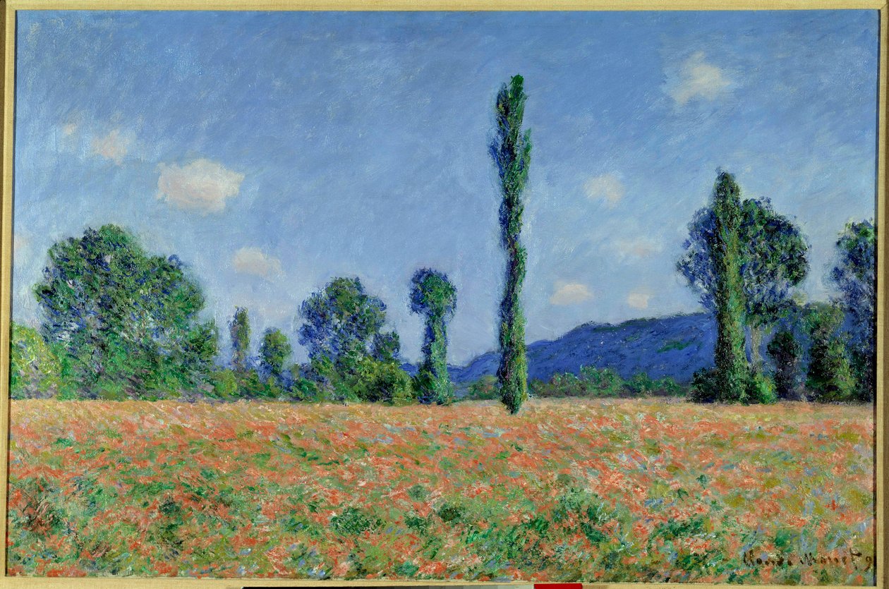 Campo di papaveri, 1890 da Claude Monet