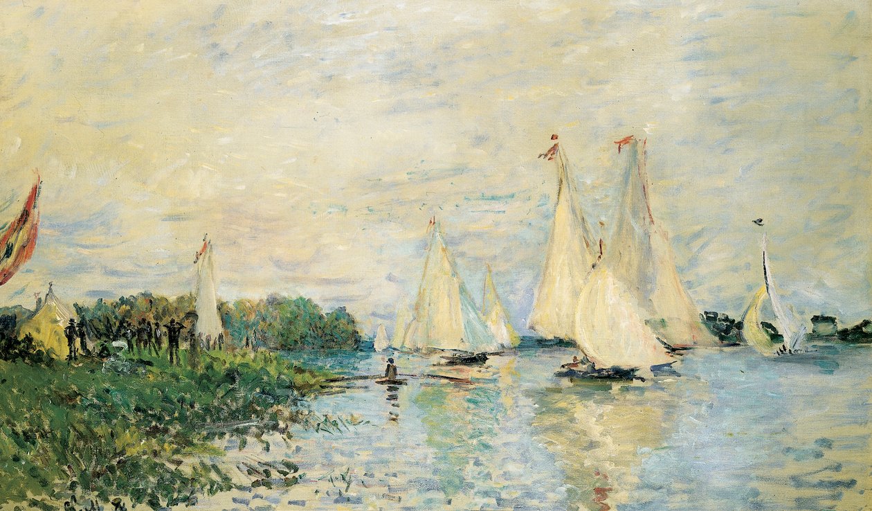 Regata ad Argenteuil, 1874 da Claude Monet