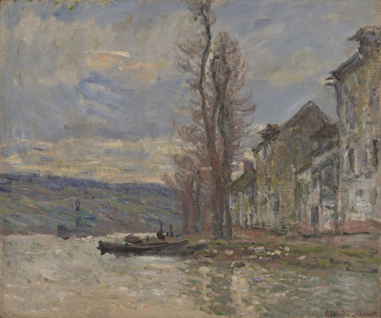 Fiume a Lavacourt da Claude Monet