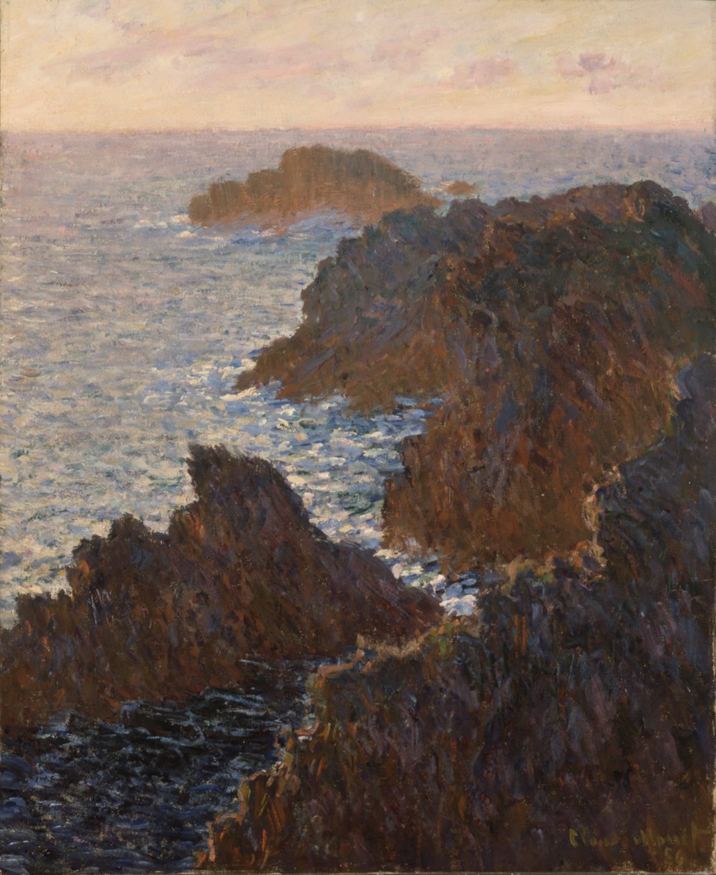 Rocce a Belle-Isle, Port-Domois da Claude Monet