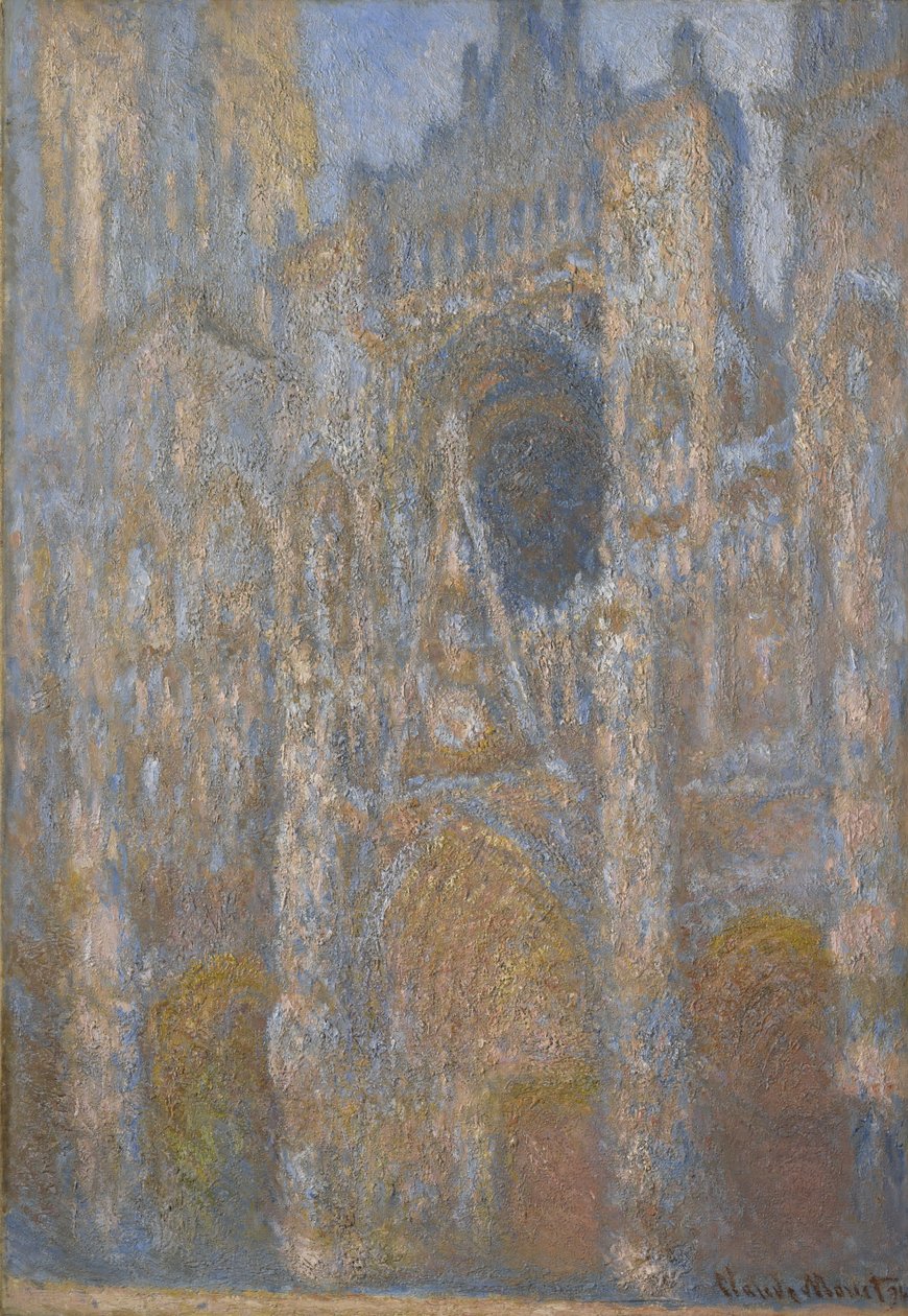 Cattedrale di Rouen, Facciata, c.1892-94 da Claude Monet