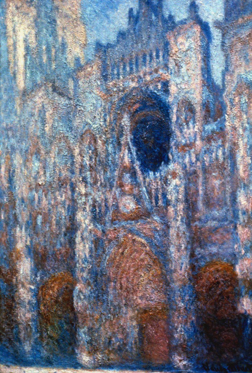 Cattedrale di Rouen, luce del sole, 1894 da Claude Monet