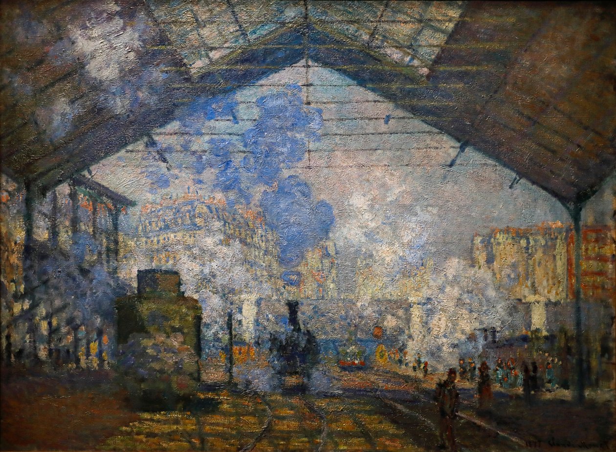 Stazione di Saint-Lazare da Claude Monet
