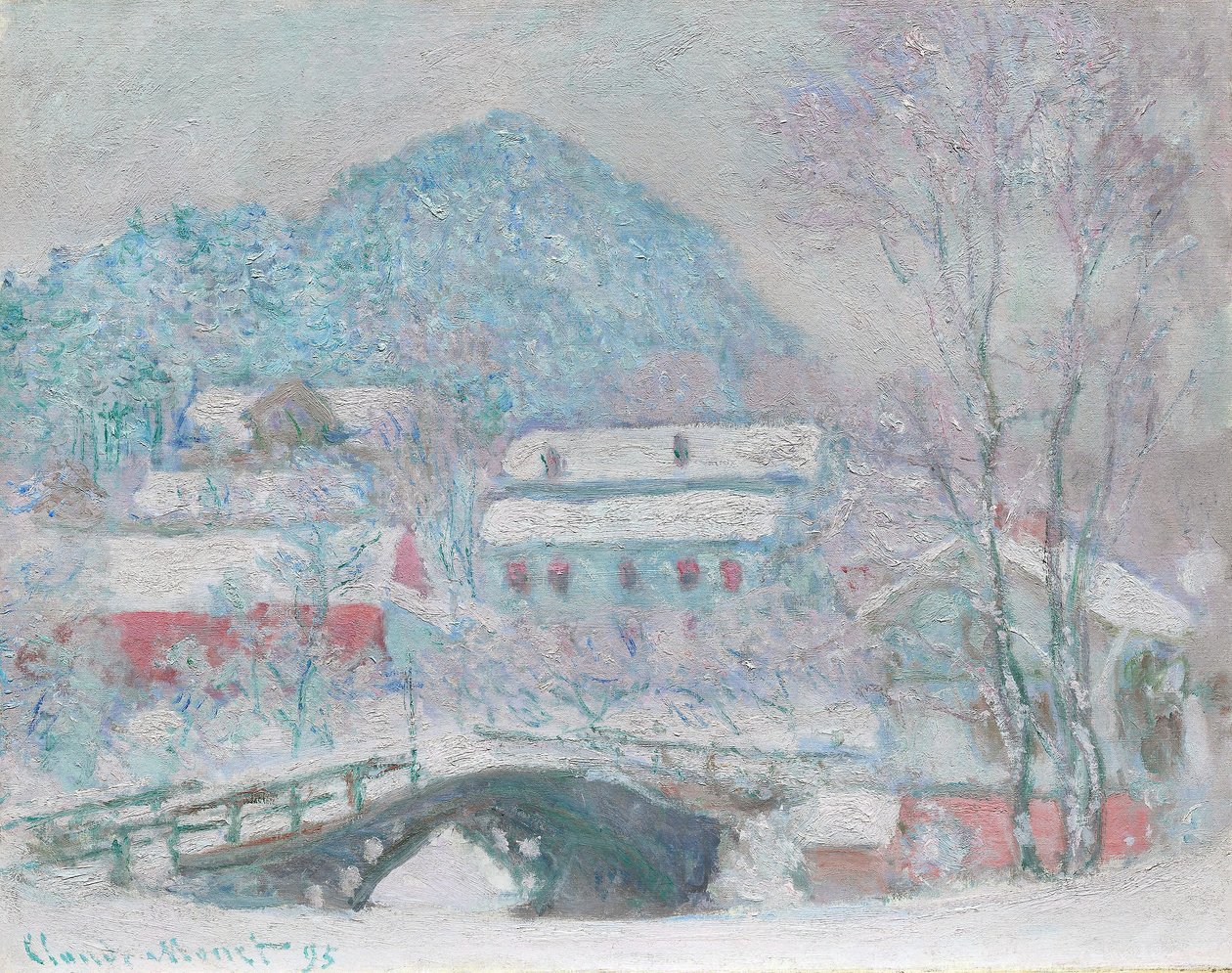 Sandvika, Norvegia, 1895 da Claude Monet