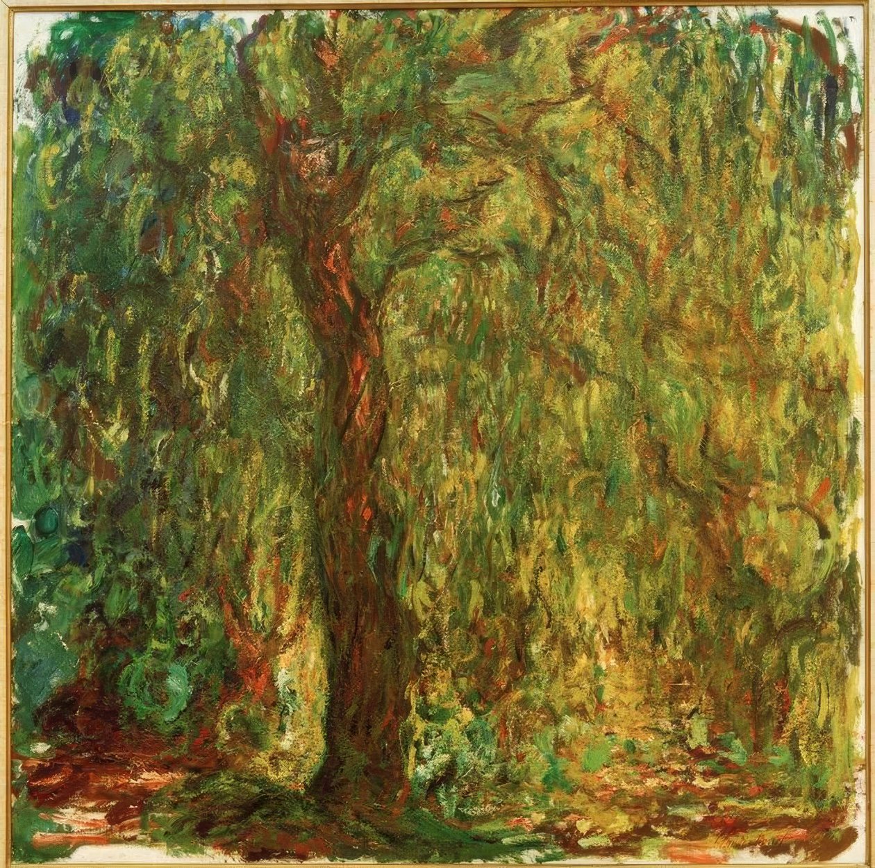 Salice piangente da Claude Monet