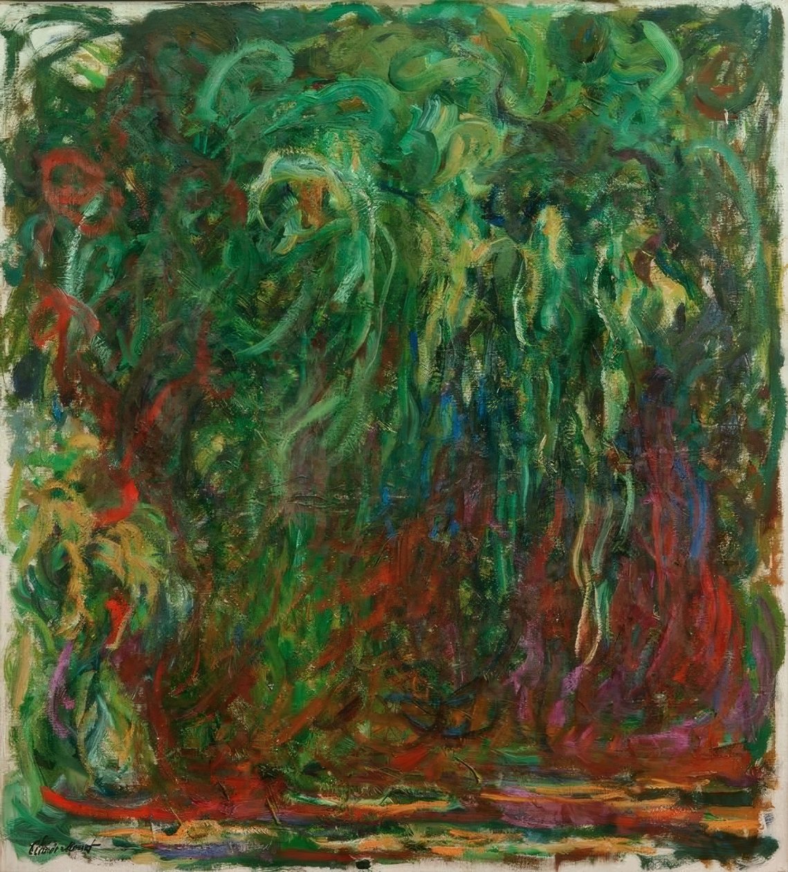 Salice piangente da Claude Monet