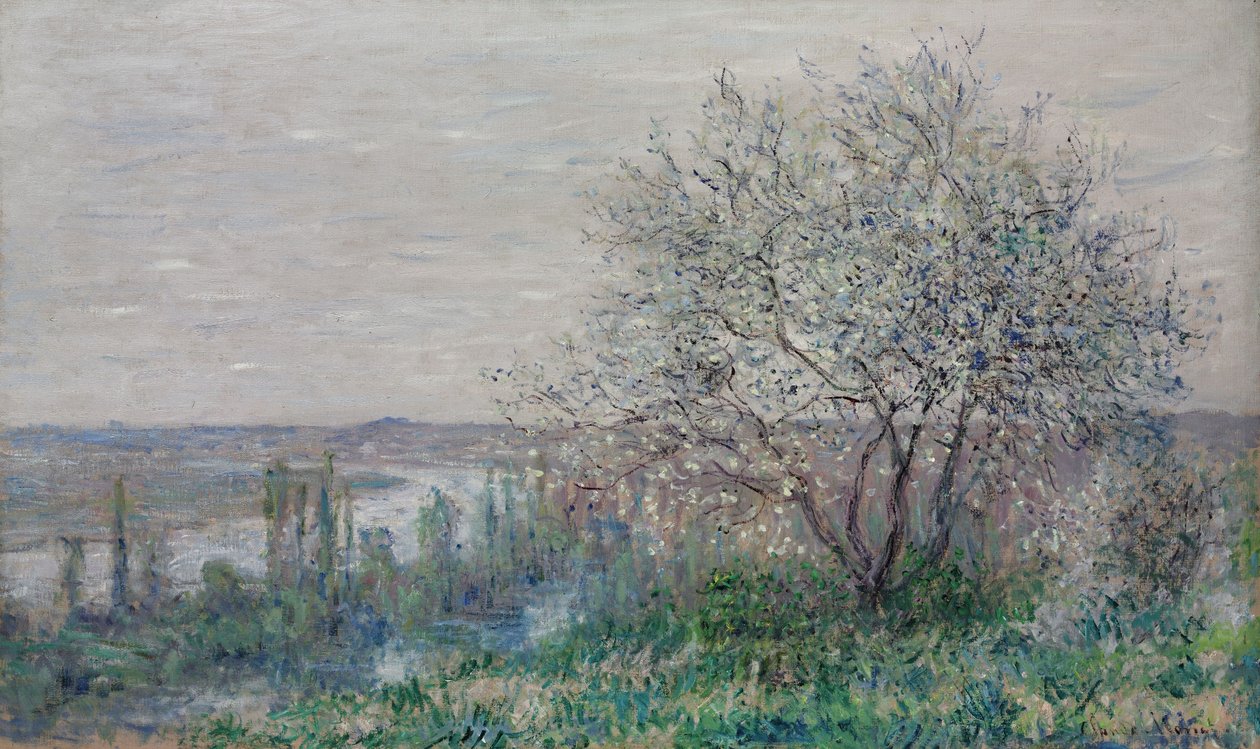 Atmosfera primaverile a Vétheuil, 1880 da Claude Monet