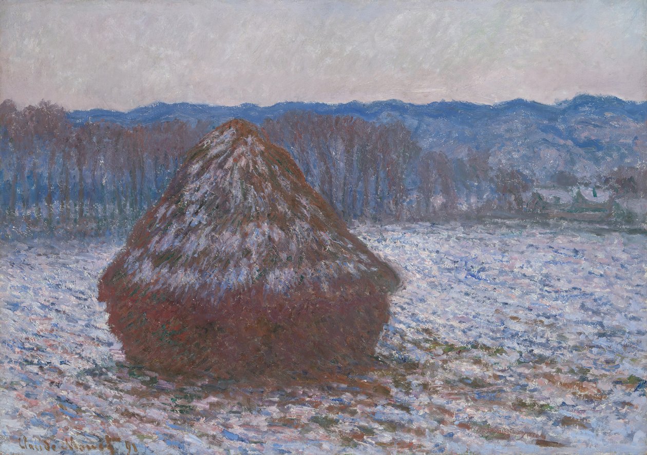 Mucchio di Grano, 1890-91 da Claude Monet