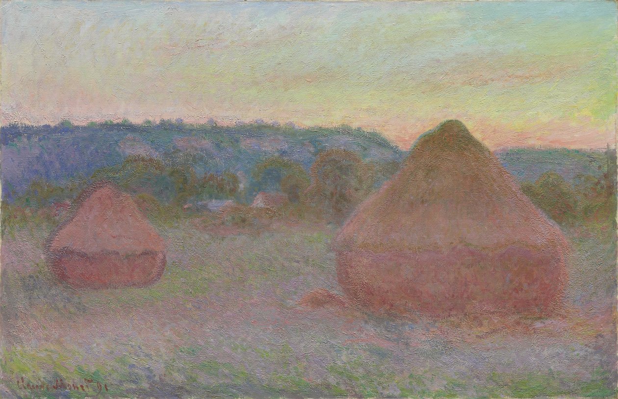 Covoni di grano da Claude Monet
