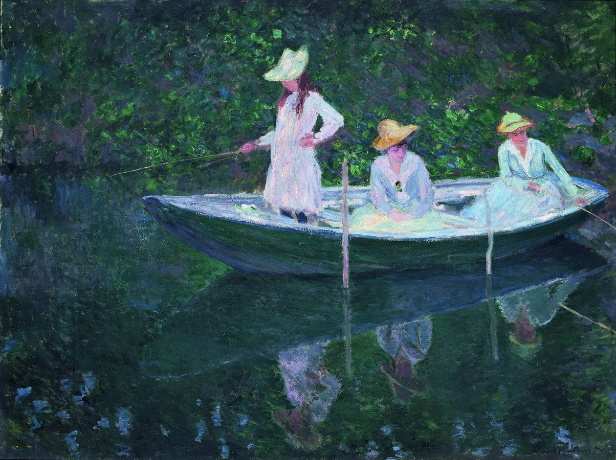 La barca a Giverny da Claude Monet