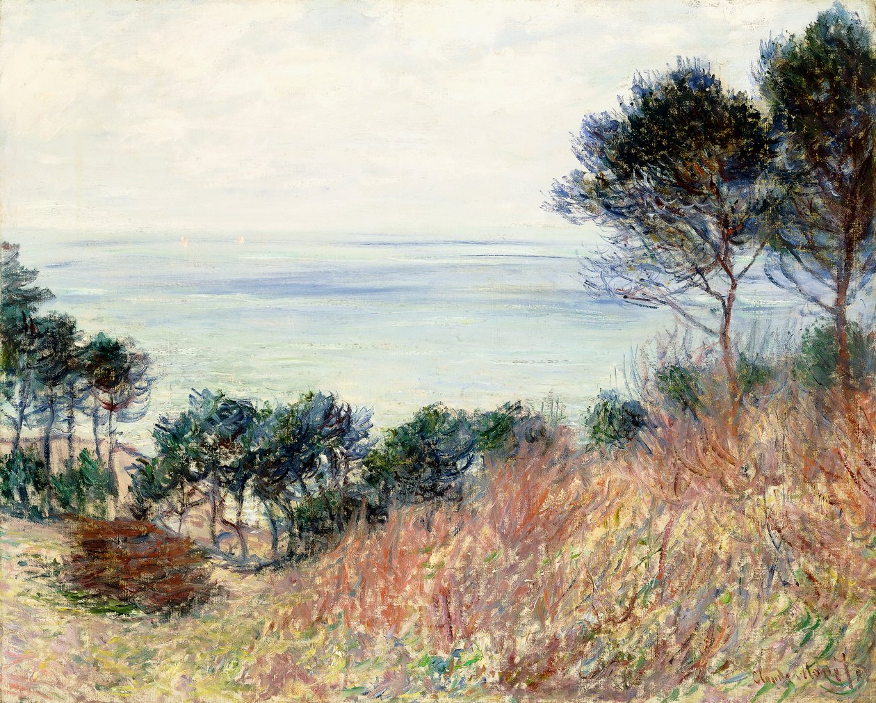 La costa di Varengeville da Claude Monet