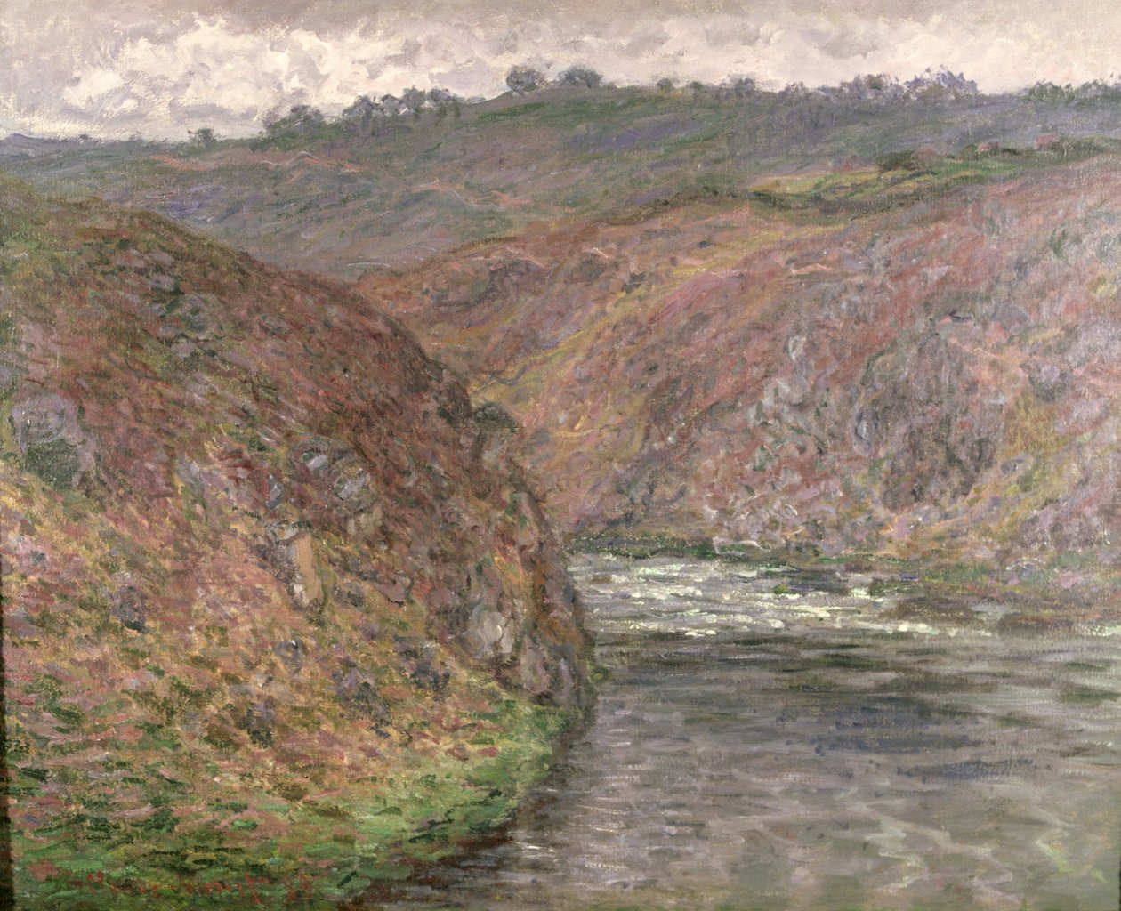 La Creuse, Tempo scuro da Claude Monet