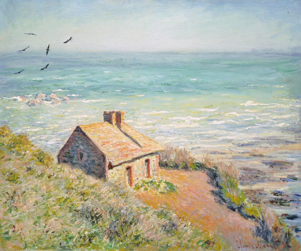 La capanna della dogana, Mattina, 1882 da Claude Monet
