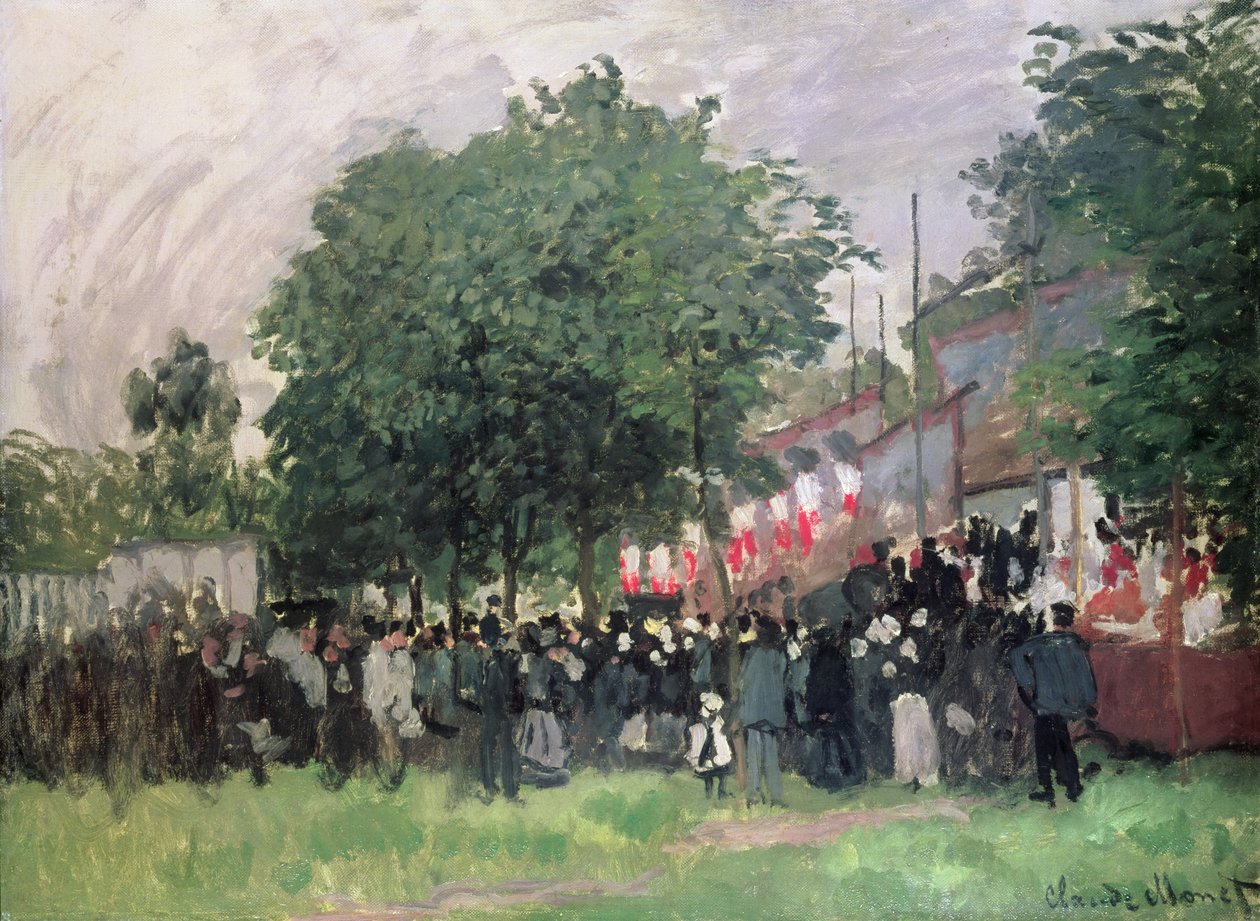 Il Quattordici Luglio da Claude Monet