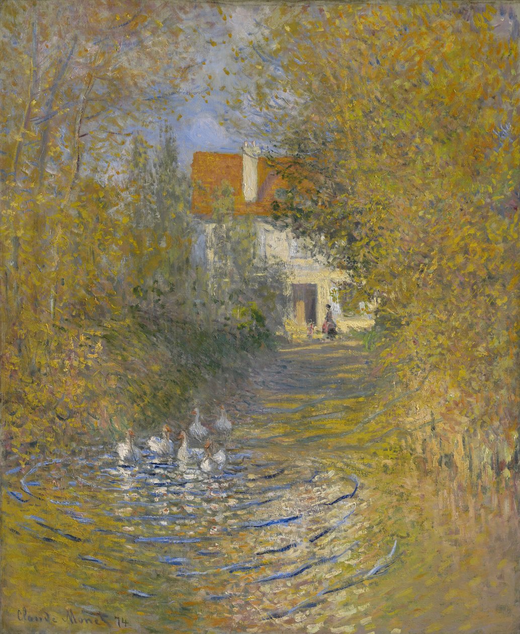 Le oche, 1874 da Claude Monet