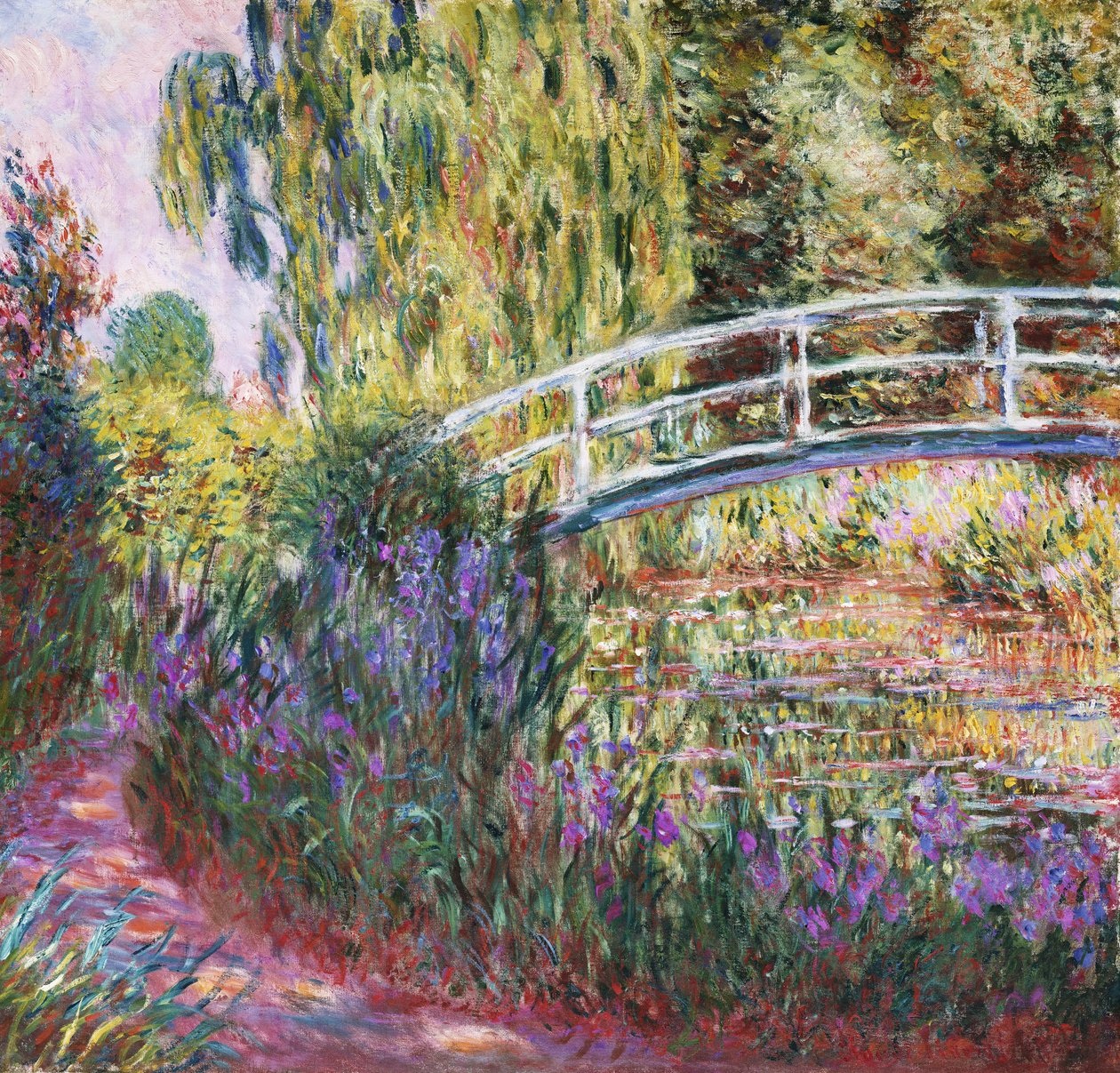 Il ponte giapponese, stagno con ninfee da Claude Monet