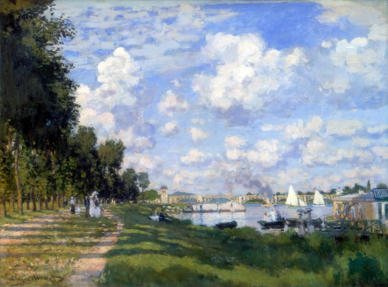 La marina ad Argenteuil da Claude Monet