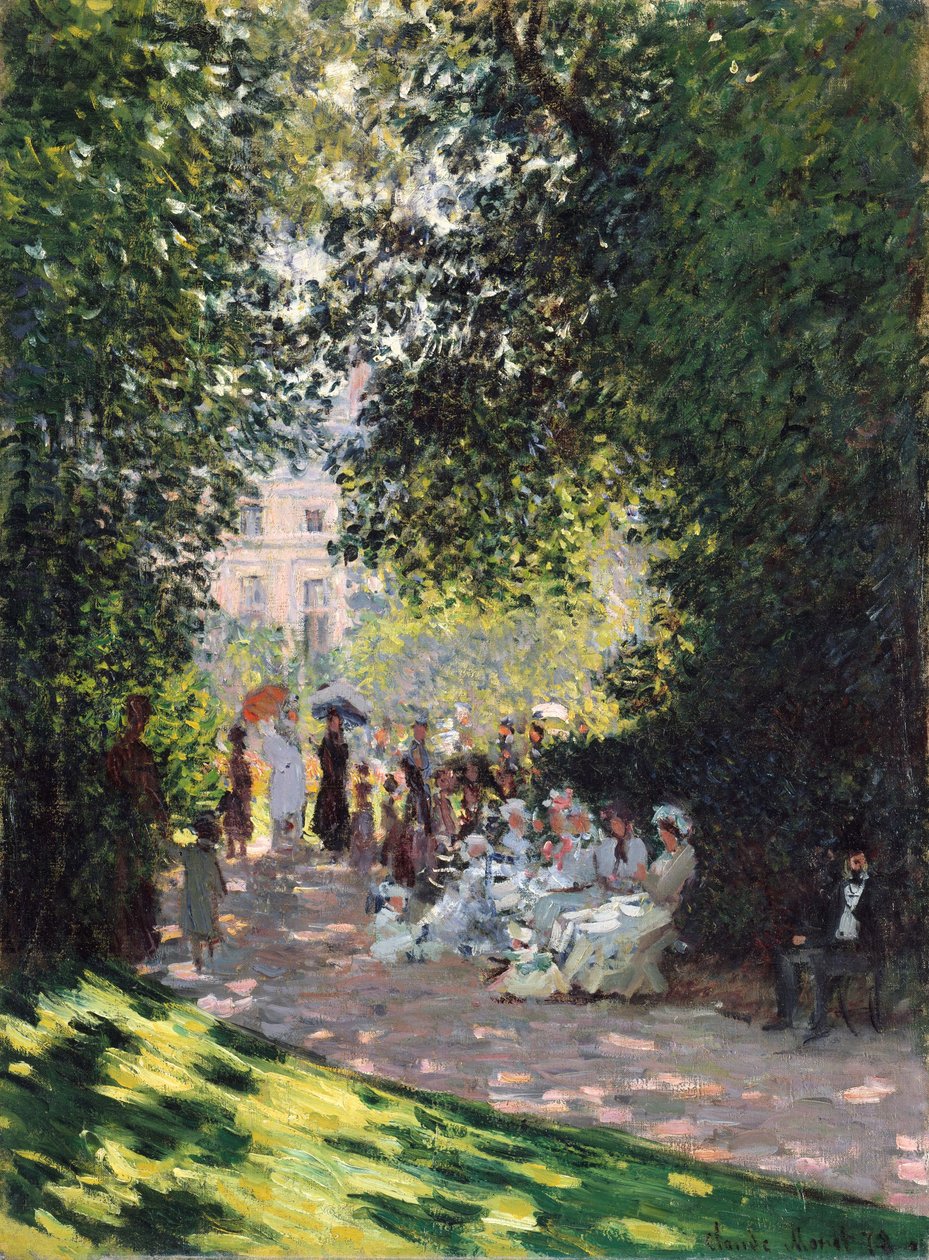 Il Parc Monceau da Claude Monet