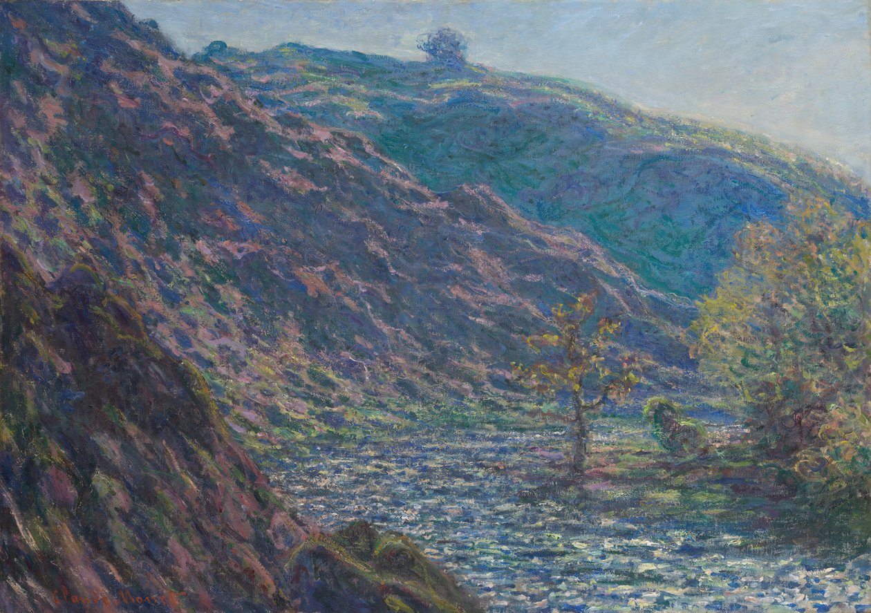 Il fiume Petite Creuse da Claude Monet