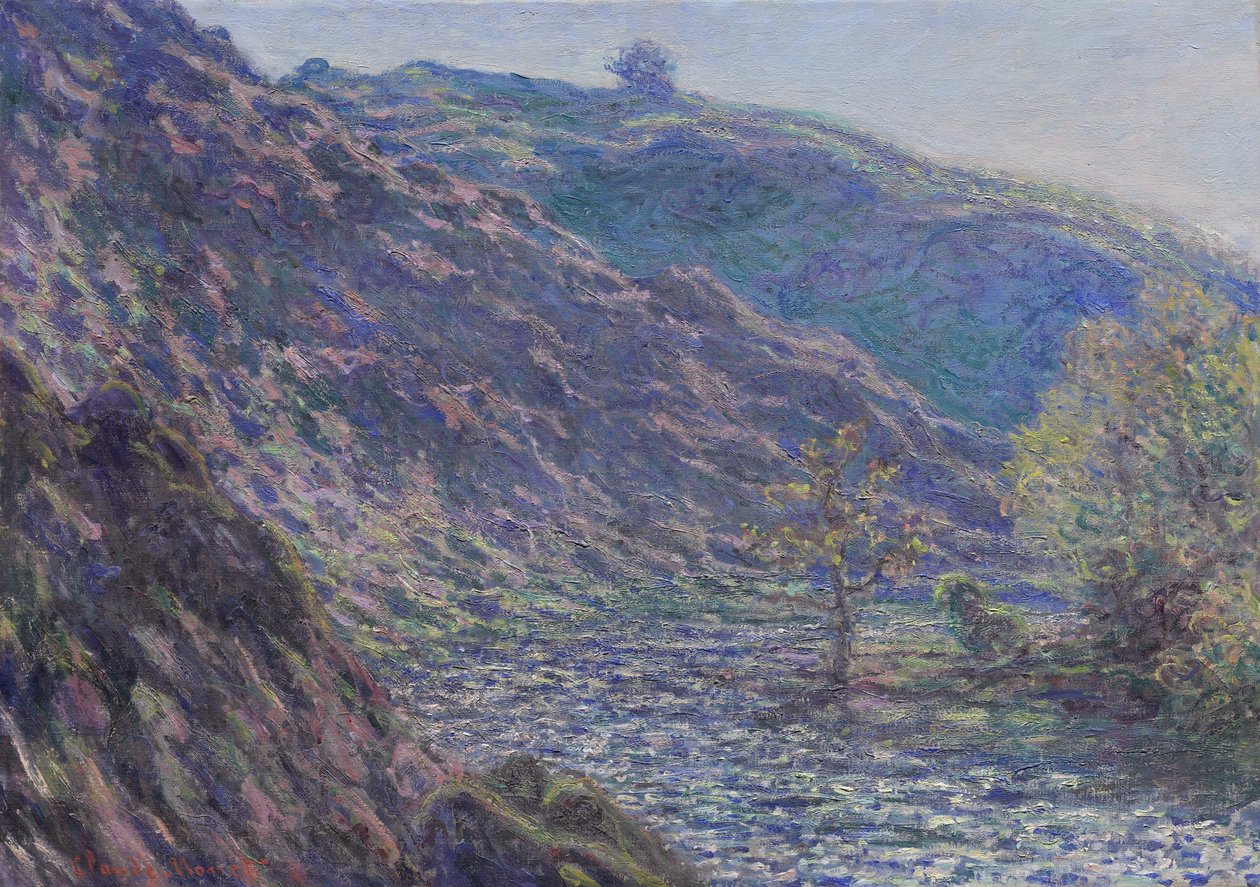 Il fiume Petite Creuse da Claude Monet